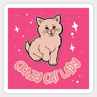 Crazy Cat Lady Sticker